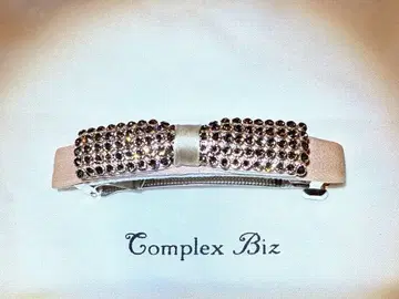 Complex Biz 큐빅 리본 머리핀 컴플렉스 비즈