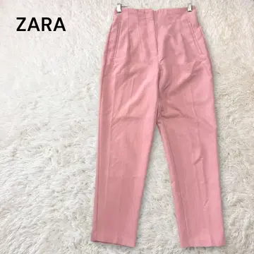 자라 하이웨스트 테이퍼드 팬츠 핑크 워셔블 아름다운 실루엣 봄 컬러