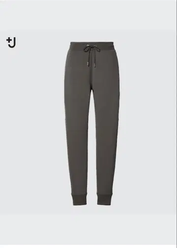 유니클로 플러스J 드라이 스웨트 팬츠 그레이 L