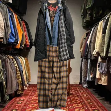 90s 빈티지 HUI.N.MEI 후드 탈부착 다운 자켓 방한