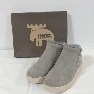 [ 새상품 ] MOZ 모즈 내 보아 숏부츠 그레이 L 24.0