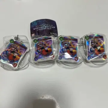 쉐도우버스 WB 카드 아크릴 키링 마르윈 4개 세트