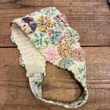 꽃과 기타 꽃무늬 요요 퀼트 헤드밴드