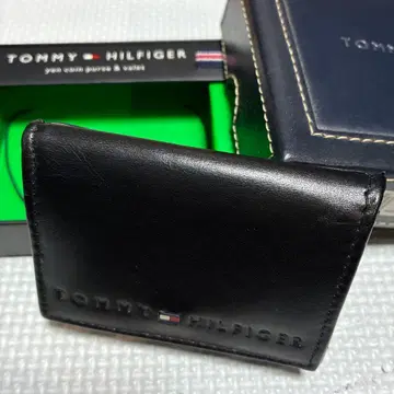 TOMMY HILFIGER 블랙 코인 케이스