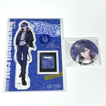 니지산지 코야나기 로우 icouleur 아크릴 스탠드 캔뱃지 세트