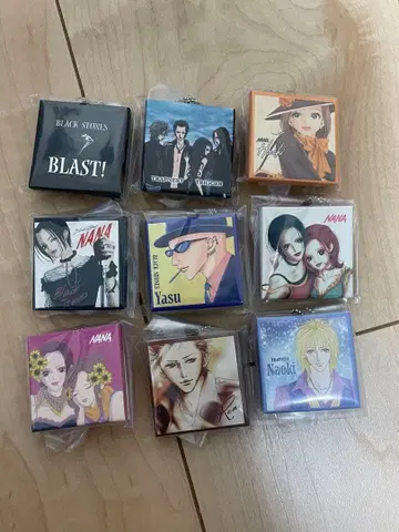 NANA 캡슐 토이 CD풍 아크릴 참 세트