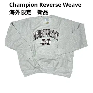 새상품 Champion MISSISSIPPI 리버스 위브 맨투맨 XXL