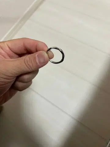 폴스미스 실버 웨이브 반지