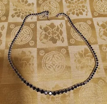 CZ 스톤 부착 목걸이