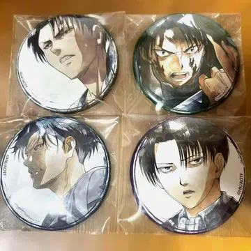 진격의 거인 리바이 Art-pic 캔뱃지 4개