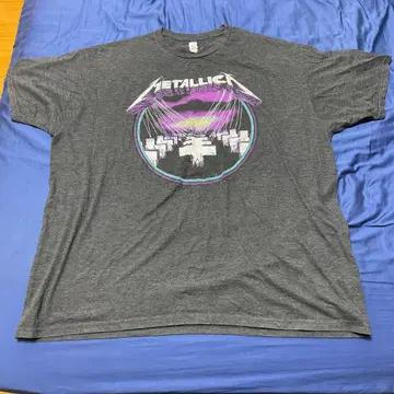 Metallica 그레이 T셔츠