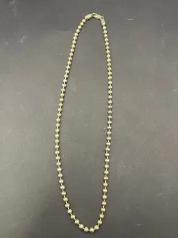 실버 925제 4mm 볼 체인 45cm 목걸이 이탈리아제