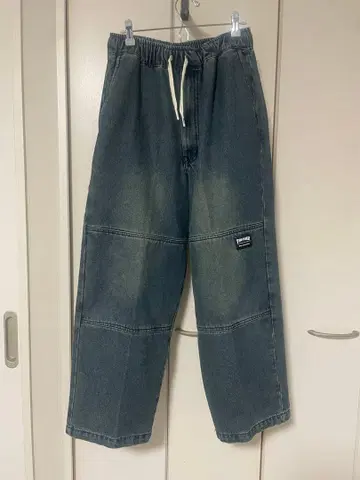 THRASHER 더블니 팬츠 데님 워크 팬츠 카고 팬츠
