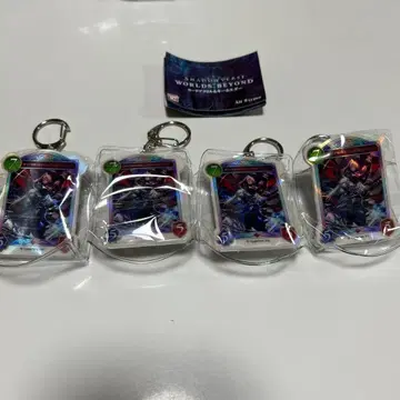 쉐도우버스 WB 카드 아크릴 키링 루나 4종 세트