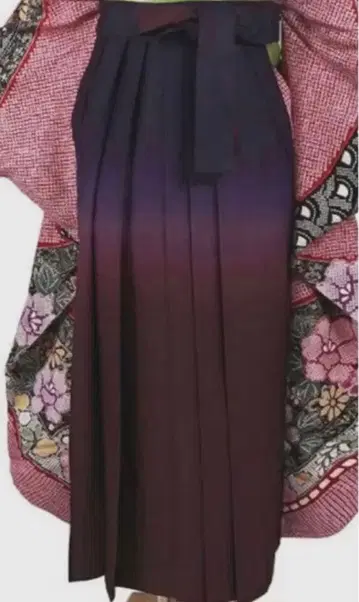 그라데이션 하카마 졸업식