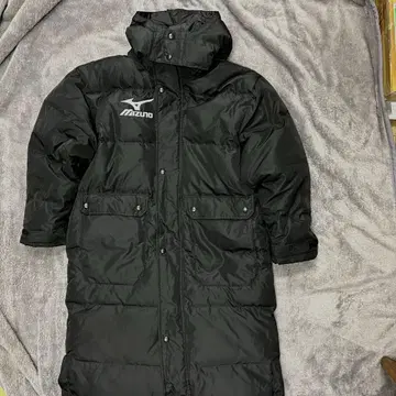 미즈노 벤치 코트 롱 블랙 M 사이즈