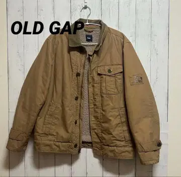 00s GAP 갭 런치 코트 보아 안감 자켓 옷깃 코듀로이