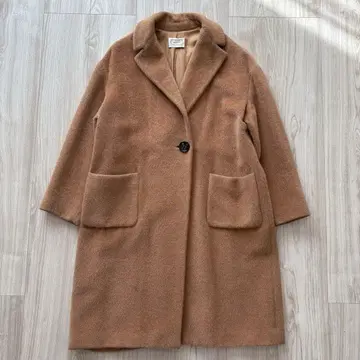 AGNONA 체스터 코트 알파카 카멜 44 XXL 최근 모델