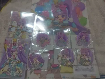 프리파라 마루쿠지 마나카 라라 마나카 논 클리어 파일 브로마이드 캔뱃지