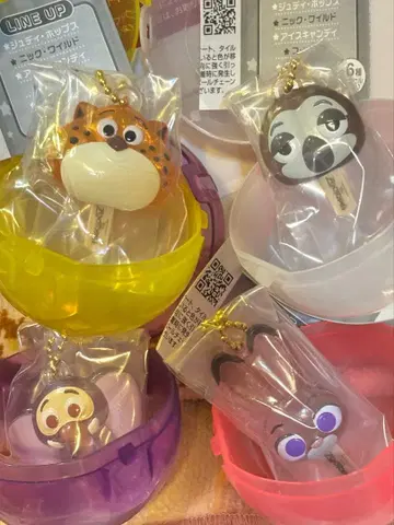 가챠 미사용 새상품 주토피아 플래시 주디 크로우 하우저 피닉