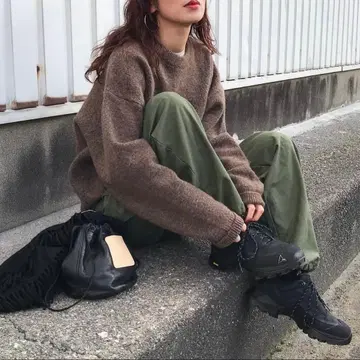 nugu klee 알파카 라운드 니트