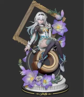 Firefly 피규어 꽃과 프레임