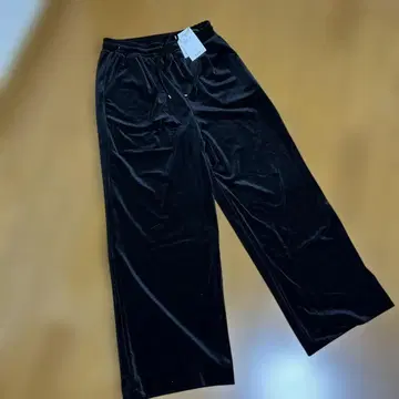 DISCOAT 벨로아 와이드 팬츠