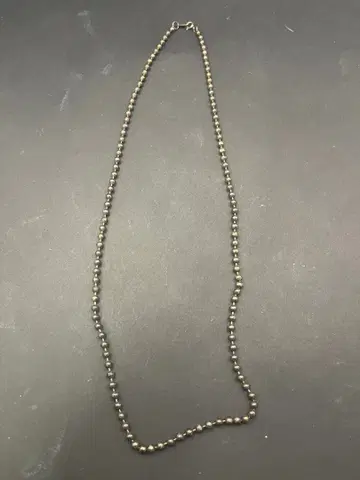 실버 925 3.5mm 볼 체인 55cm 목걸이