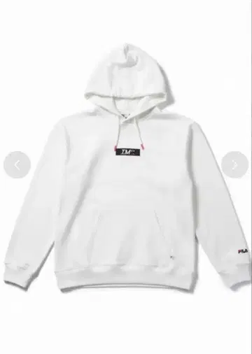 IMP. FILA 콜라보 후디 화이트 L 사이즈