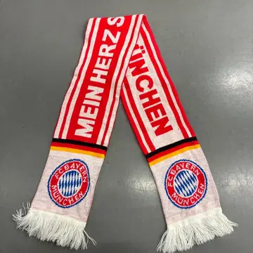FC 바이에른 뮌헨 스카프 빨간색 화이트 머플러