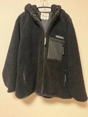 MILKFED. 플리스 자켓 블랙