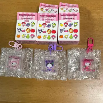 산리오 후르츠 시크릿 키링 마이멜로디 쿠로미