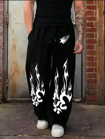 스웨트 팬츠 두꺼운 원단