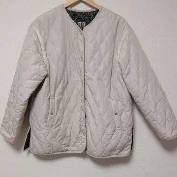 펠리시모 리브인컴포트 퀼팅 리버서블 코트 L