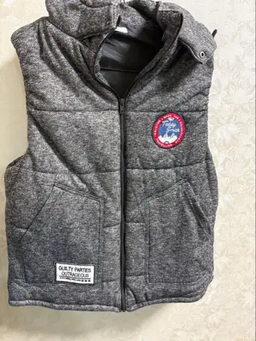 테디 스미스 후드 부착 다운 베스트 그레이 가격 인하 불가