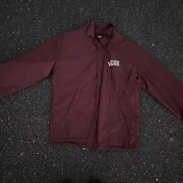 VANS 버건디 나일론 자켓 L