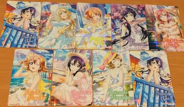 러브 라이브 아틀레 아키하바라 특전 캐릭터 카드 컴프 9종