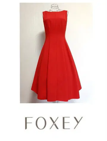 폭시 뉴욕 원피스 빨간색 레드 38