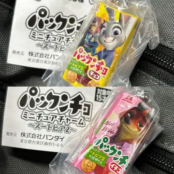 주토피아 가챠가챠 팩 초코 이치고 A 닉 초코 B 주디