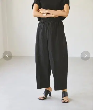 TODAYFUL Washed Wide Pants 블랙 사이즈 36