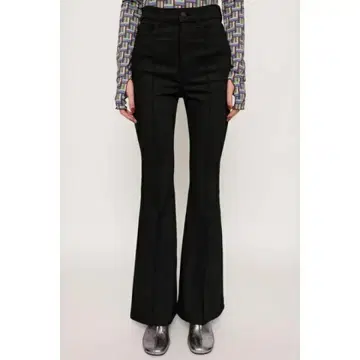 하이웨스트 핀턱 플레어 팬츠 27inch