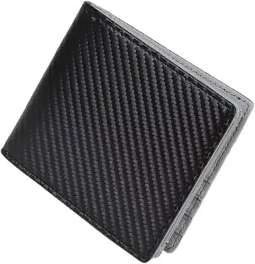 FUYUMOE 접이식 지갑 블랙 남성용 컴팩트