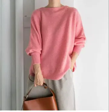 URBAN RESEARCH DOORS 해밀턴 울 니트 핑크