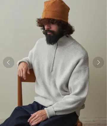 steven alan 화이트 그레이 하이넥 스웨터