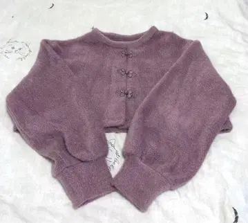 merry jenny fluffy 차이나 니트 소 가디건