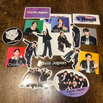 TravisJapan VIISUAL 스티커 월드 투어