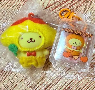 치비토모 시크릿 키링 후르츠 디자인 폼폼푸딩 세트