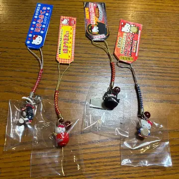 지역 한정 키티 이와테 한정판 헬로키티 매달이 스트랩 세트