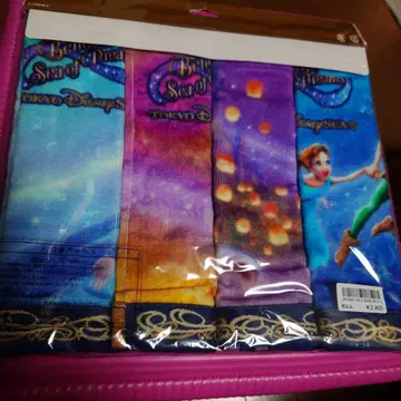 도쿄디즈니씨 미니 타월 4개 세트