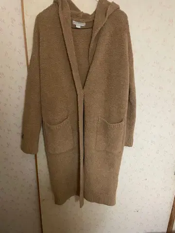 Barefoot Dreams 론 헤르만 후드 부착 롱 가디건